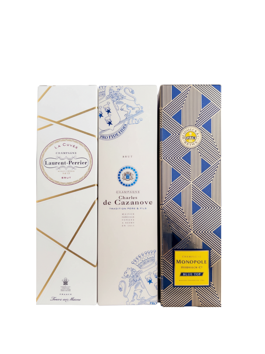 Champagne Gift Box Trio